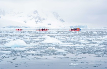 Antarctica - Basecamp - free camping, kayaking, snowshoe/hiking, mountaineering, photo workshop